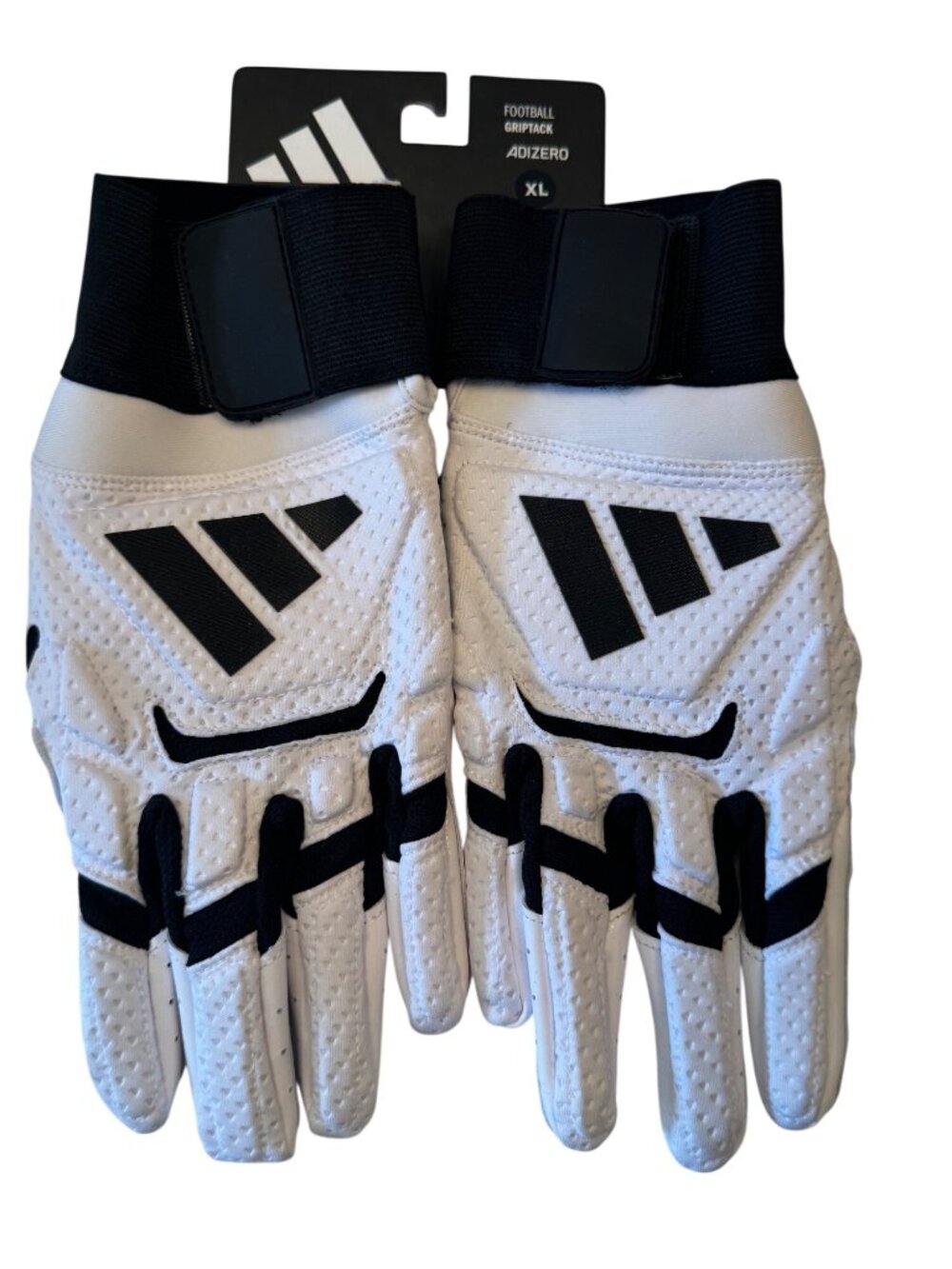 Adidas Football Griptack Size XL White NWT Gloves NWT